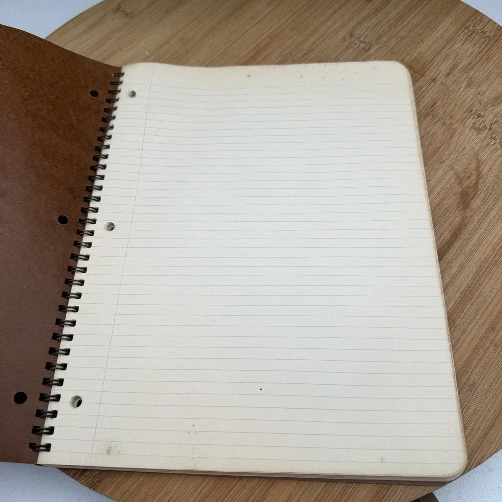 Rare Brown‎ University Notebook Wisconsin Seal Error Physics Student Korean War
